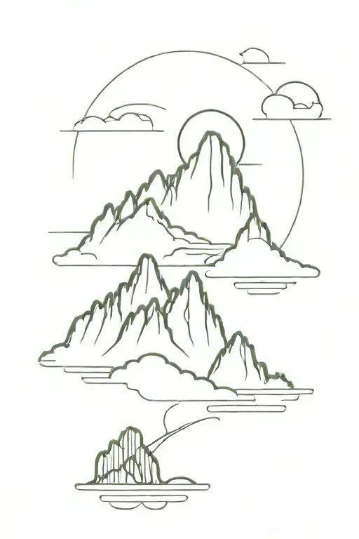 Thai Rock Island Sunset