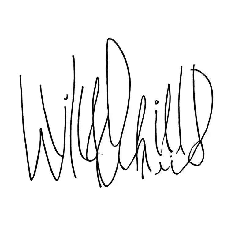 Wild Child In Writing