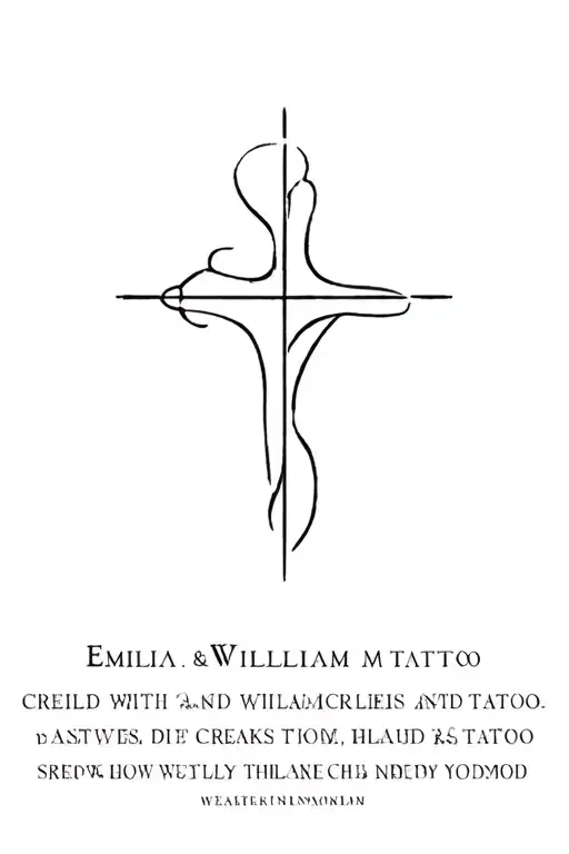 Cross Created With Emilia And William