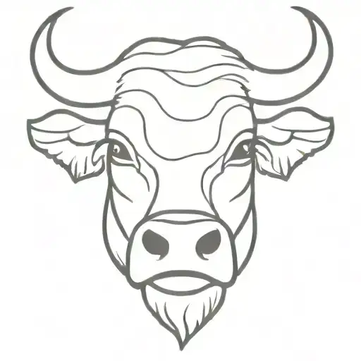 Black Bull Face