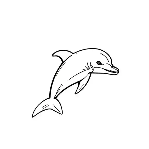 Dolphin Swimming Gracefully