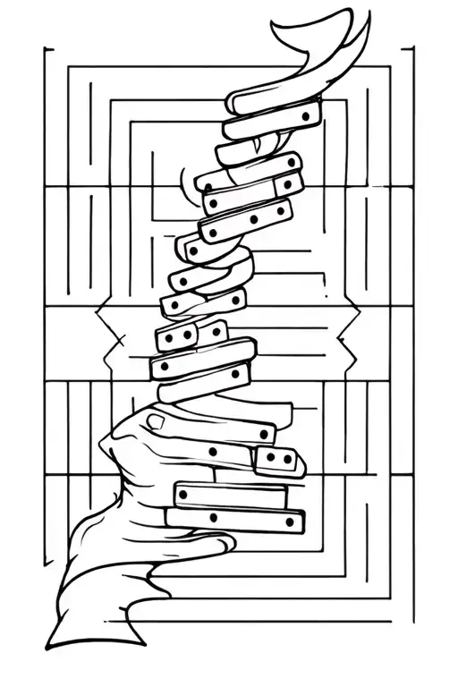 Bicep Sleeve Dominoes Cascading