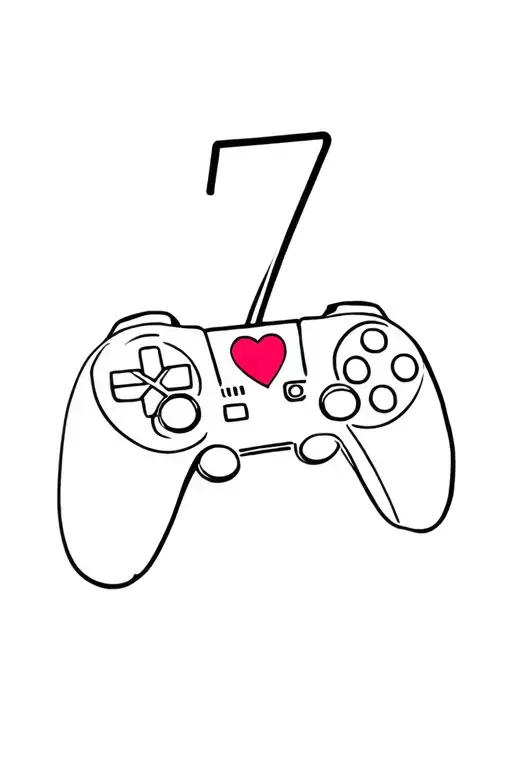 Controller And Number 7 Love