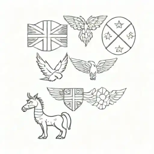 England Sweden Scotland Elements Inspired