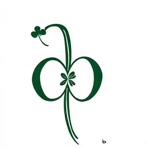 D And B And Four Leaf Clover Made