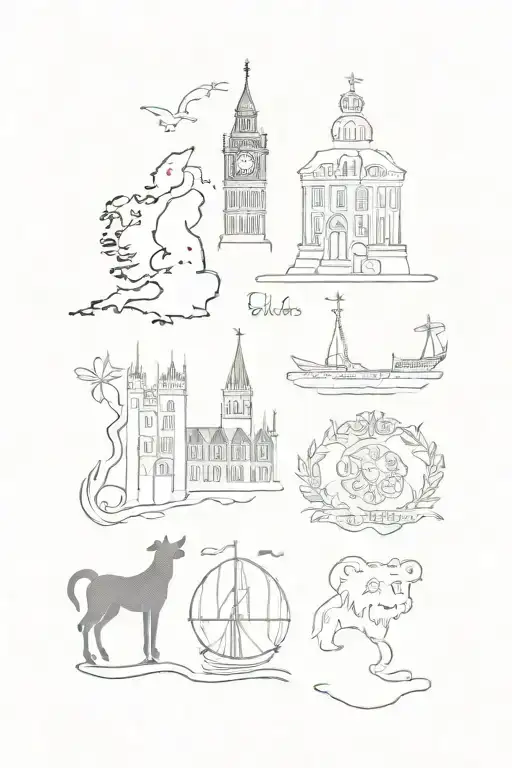 England Sweden Scotland Elements Incorporated Within