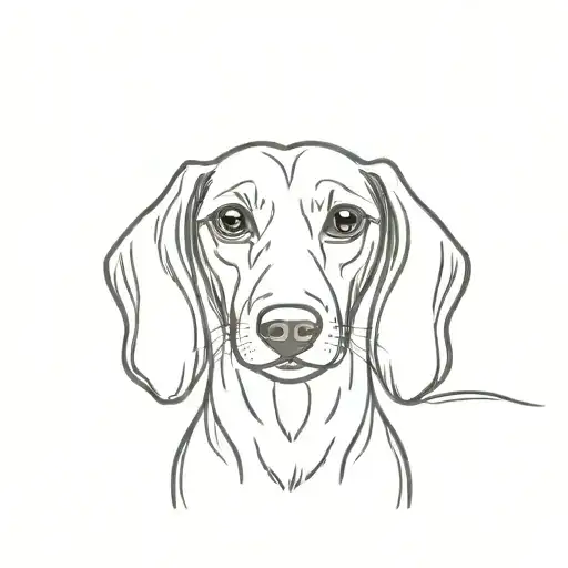 Black And Tan Dachshund Face