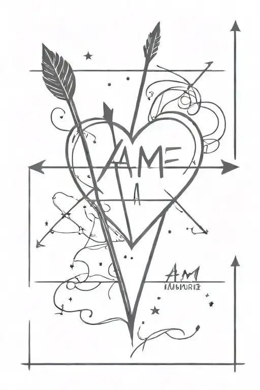 Heart With Arrow Going Through The Top With The Words I Am Made Of Memories