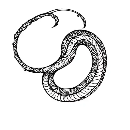 Make A Mix Of Lindworm With Nixie Of The Germanic Folklore