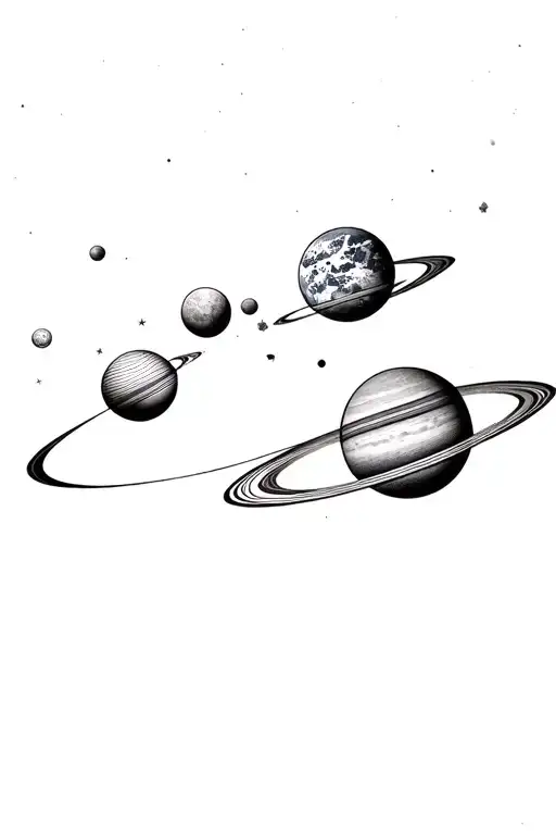 Three Celestial Planets