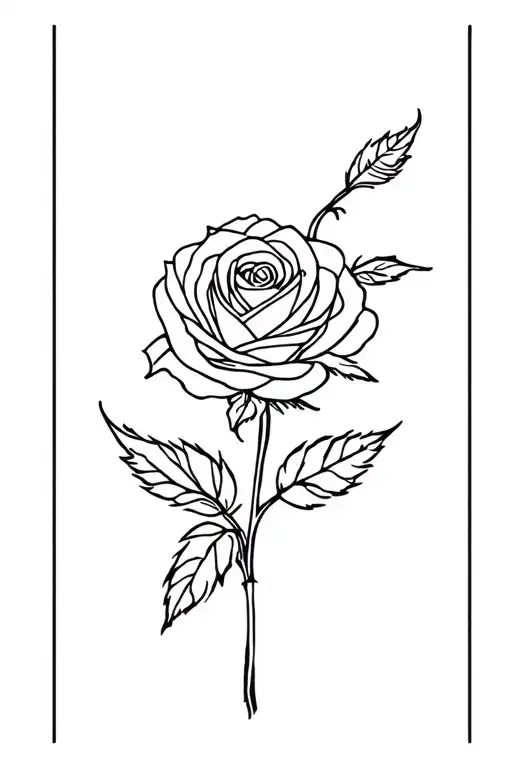 Fine Line Rose