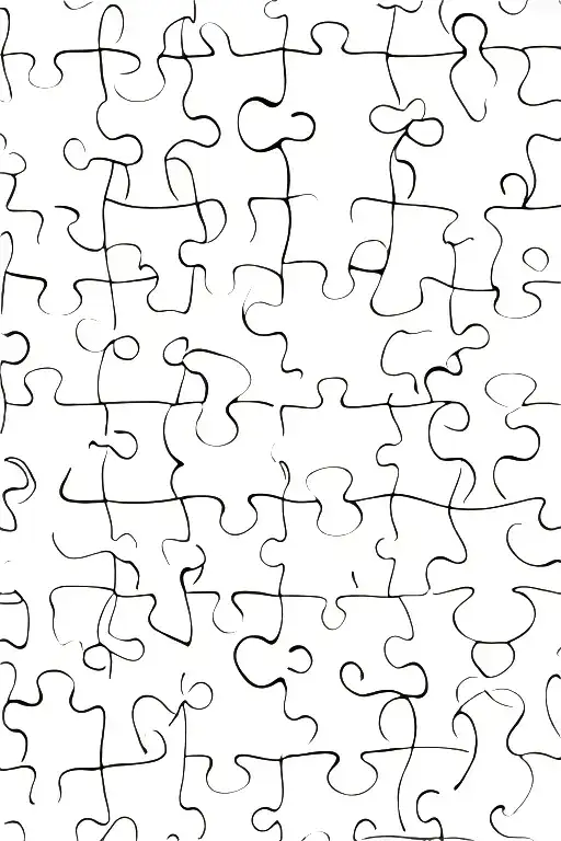 Puzzle Peices Each Individual Peice