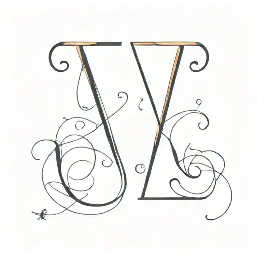 Letters J T M F M That Are Well Separated From Each Other