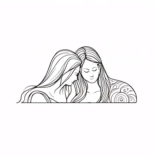 A Woman And Her Mother