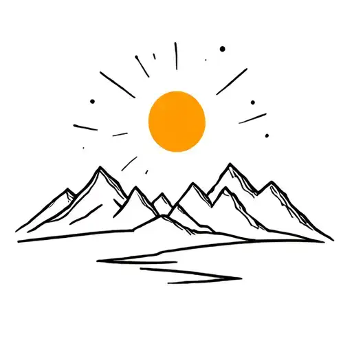 Mountains And The Sun