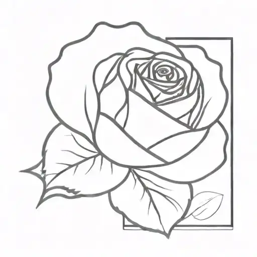 A Rose Connected To A Brain Made