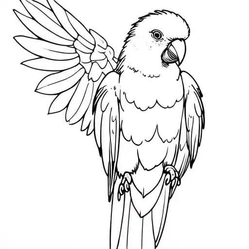 Amazon Parrot Perched