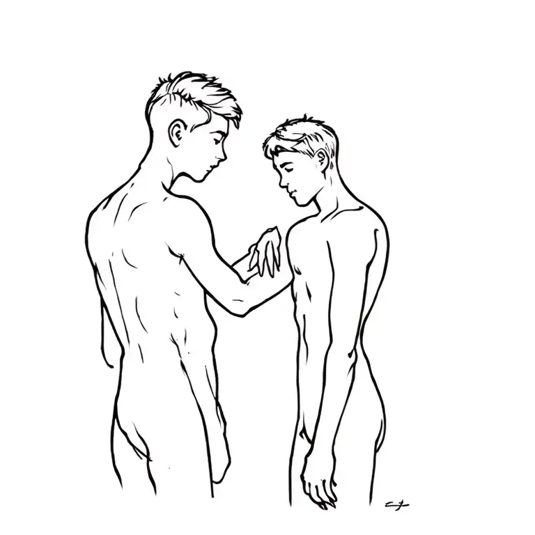 2 Sons And Father Son