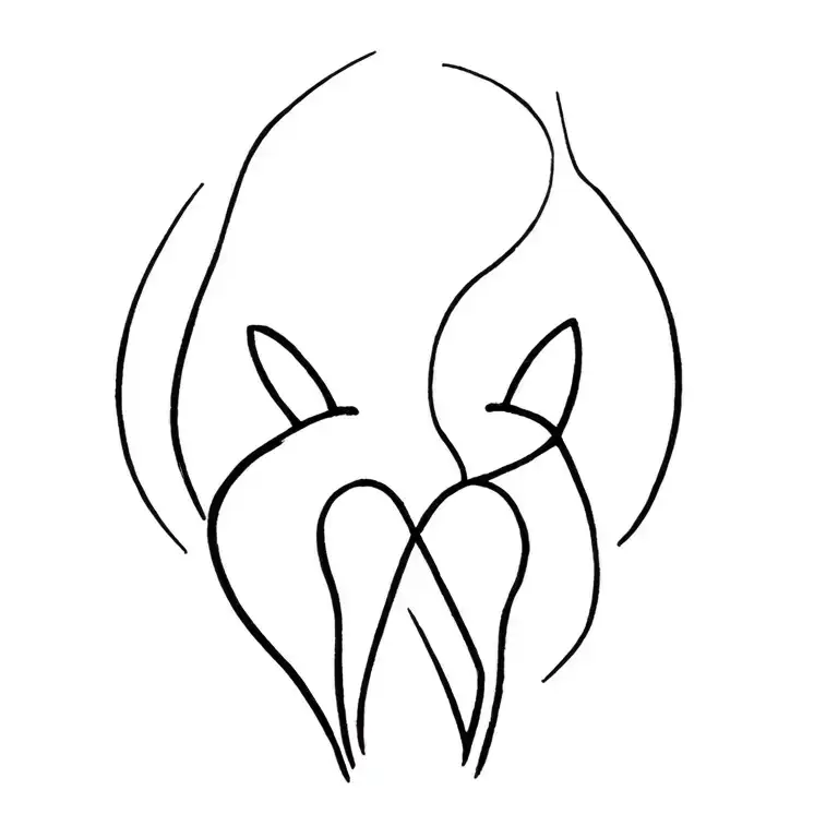 Mitical Animal Silhouettes Forming