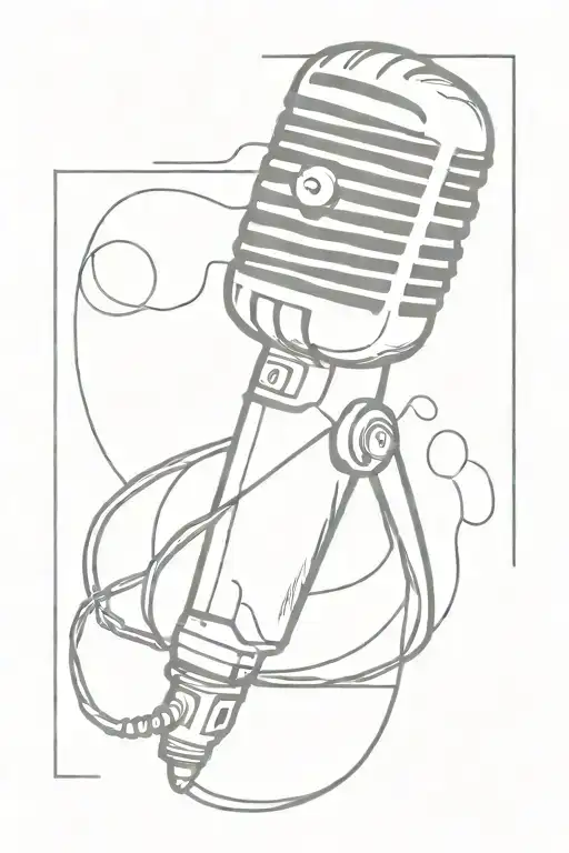 Vintage Microphone 1980S