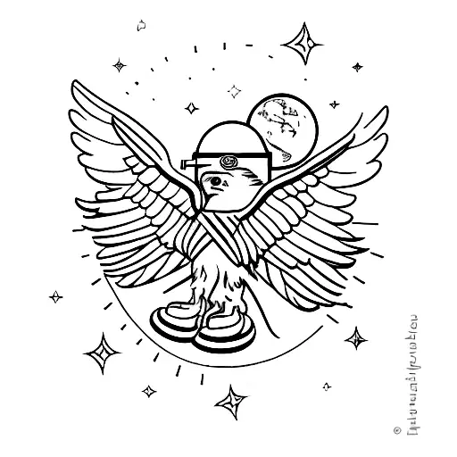 Astronaut Pharaoh Wings Palestine Kuffiyah