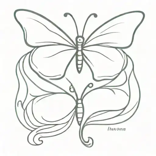 Butterfly With Blank Pages As Wings With Bible Verse Written On Them
