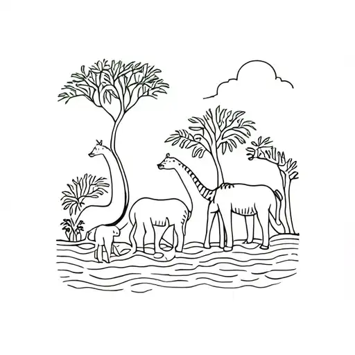 Jungle And Zoo People Live Inbetween