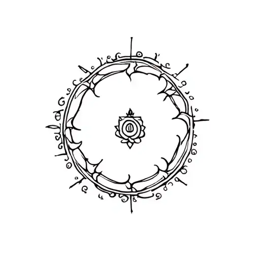 Reincarnation Cycle Hinduism Image Tattoo Design