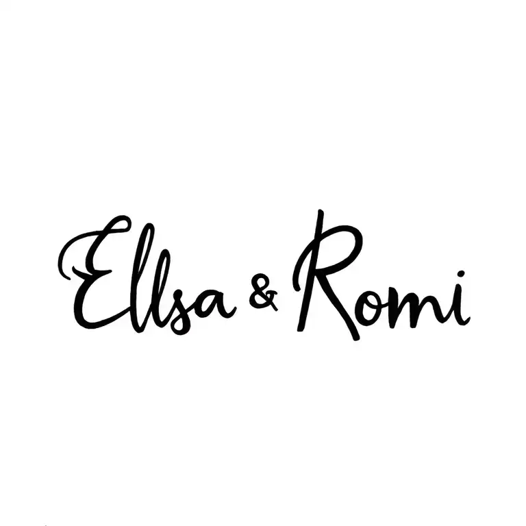 Name Of My Daughtes Elisa & Romi