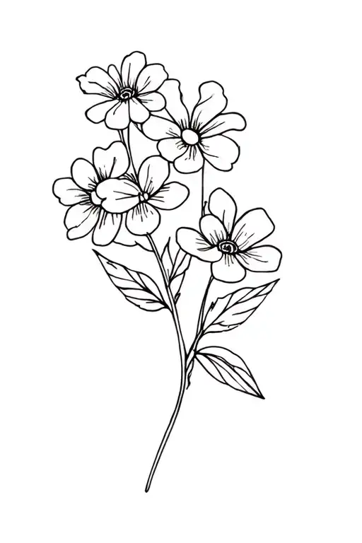 Fineline Flower Bouquet