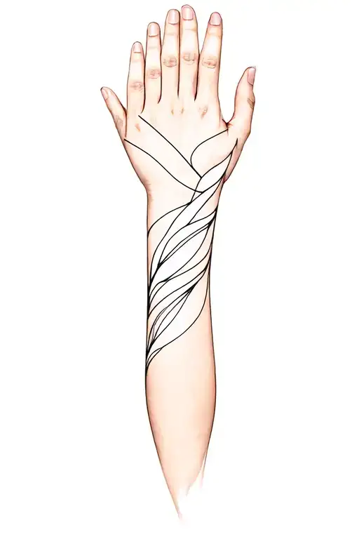 Australia Forearm Tattoo Design