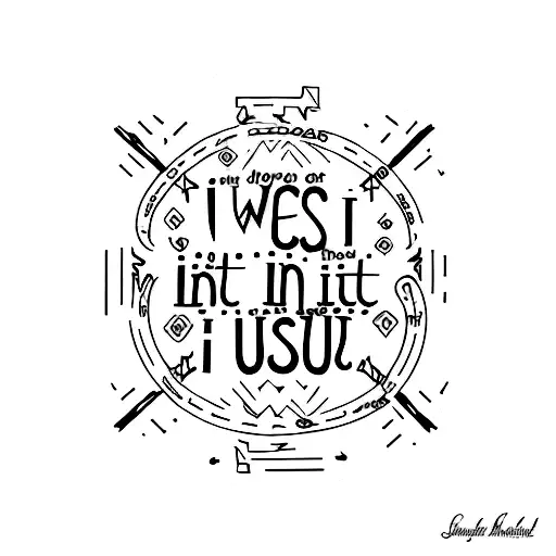 Incorporate The Quote 'I Was Once Lost But Now Am Found' Into A Cross Design