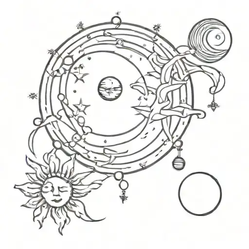 Moon And Sun In The Moon