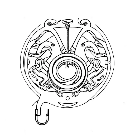 Capricorn Zodiac Element Sign With Stethoscope Incorporation