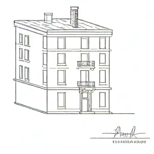 Unfinished Brick Building