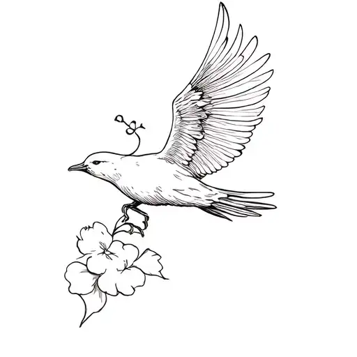 Memento Mori Memento Vivere Flying Bird