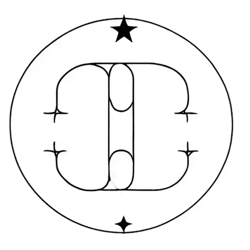 A Circle An Infinite Star Symbol The Letter D Puzzle Room