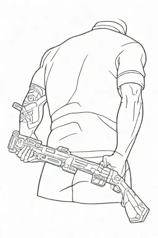 Back Straight And Chest Out Just Like A Soldier