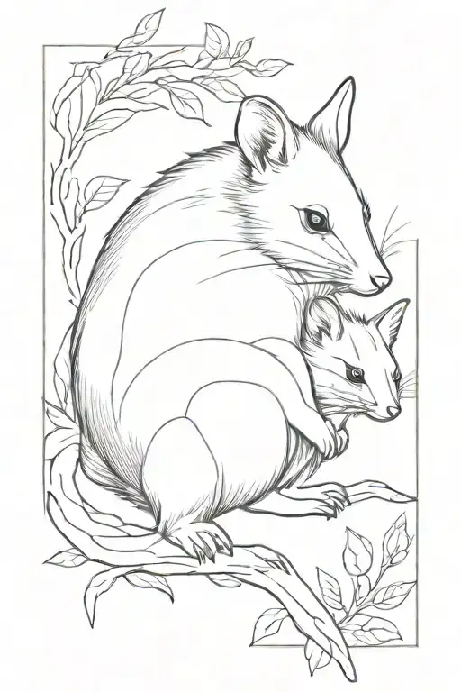 Rabbit Opossum Hybrid Animal Furry