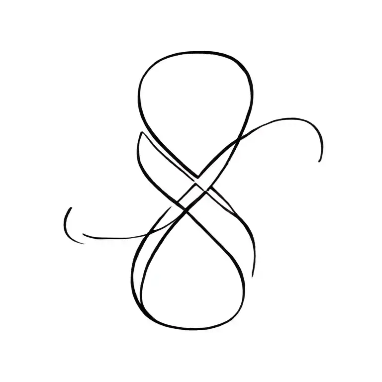 Infinity Symbol Intertwined
