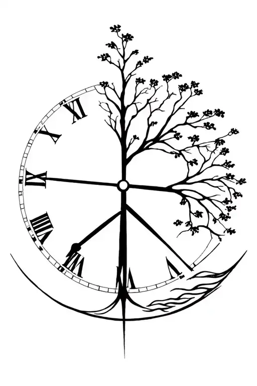 Clock And Tree