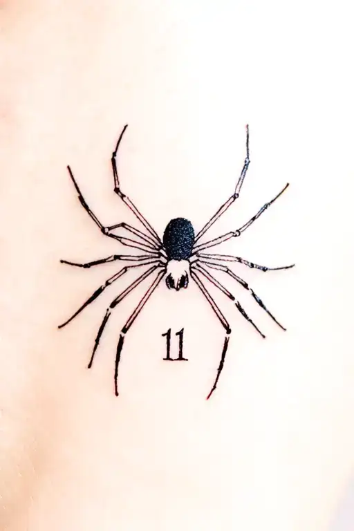 Spider With Number 11