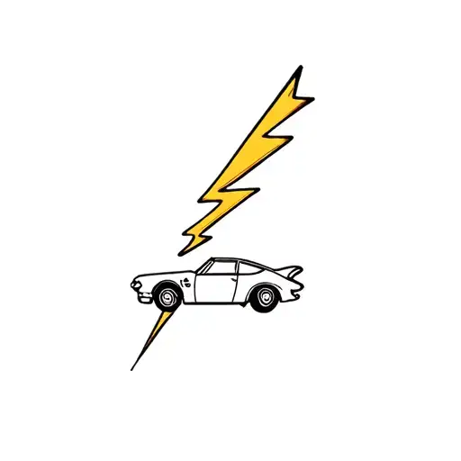 Harry Potter And Pixar Cars Lighting Bolt Combined