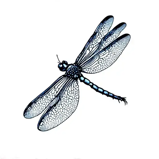 Postal Stamp Dragonfly Picture