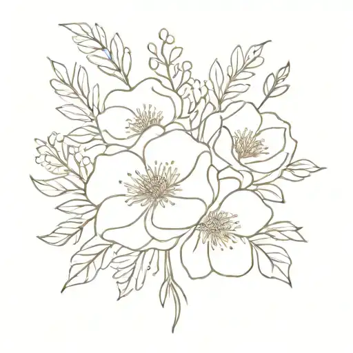 Birth Flower Bouquet