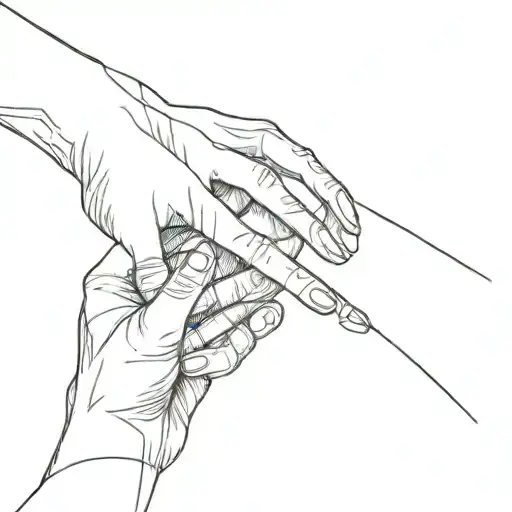 Two Hands Reaching Towards