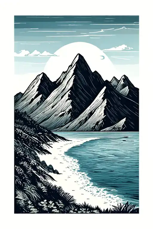 Mountains And Beaches Mixed