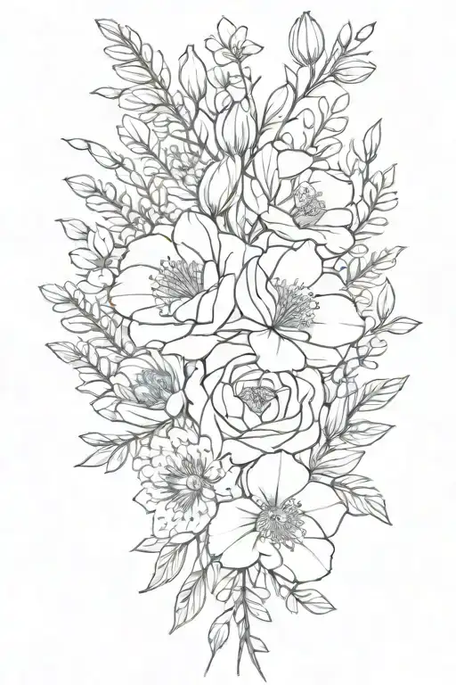 April Birth Flower Bouquet