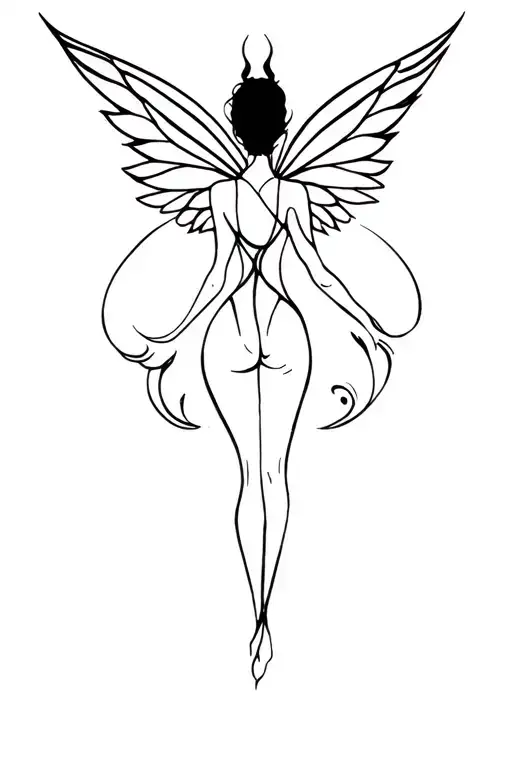 Sagittarious And Fairy Wings