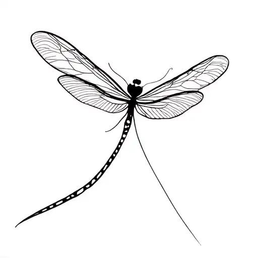 Libelula With Continuable Lines